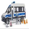 Bruder 02683 MB Sprinter Police Emergency Vehicle with Light & Sound Module view 3