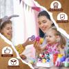 Bememo 100 Pcs Mini Jesus Figurines Bulk Little Jesus Toys Original Design Rubber to Hide and Seek Religious Party Favor Sunday Craft Baptism Gift for Easter Egg Stuffers(Multicolor) view 4