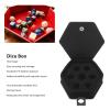 7 Dice Case Box Tray, Storage Holder for DND Dice Set, for D and D Dungeons and Dragons, Dice Storage Case, Individual Metal or Plastic Polyhedral Dice Display Case view 2