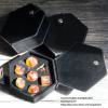 7 Dice Case Box Tray, Storage Holder for DND Dice Set, for D and D Dungeons and Dragons, Dice Storage Case, Individual Metal or Plastic Polyhedral Dice Display Case view 3