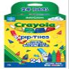 CreateOn Crayola Mini Magnetic PIP-Tiles, Bold Colors - Building Set for Kids, Magnetic Building Toys for Kids, STEM Travel Toys for Boys and Girls Ages 3+, 24-Piece Set (Bold) view 2