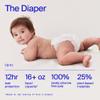 Coterie The Newborn Gift Set, Size Newborn Diapers (31 Count) & Size 1 (33 Count), 1 Travel Size Pack Baby Wipes (18 Count), Plant Based Materials, Hypoallergenic for Sensitive Skin, Baby Essentials view 3