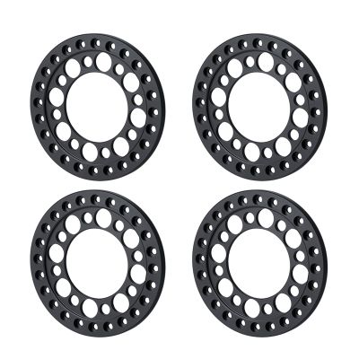 4PCS RC Car Wheel Outer Beadlock Ring for 1.9" Wheels Rim 1/10 RC Crawler Axial SCX10 AXI03007 90046 for for Traxxas TRX4 Modification Accessories (Color : 1)