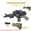JOCOUNY Toy Machine Gun Light Up Toy with LED Lights & Sound Effect & Barrel Telescopic Actions, Pretend Play Props Toy Guns, Gifts for Boys Kids (Batteries Not Included) (JQ211) view 3