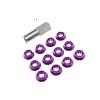 VERBANA 12PCS Radio Control Switch Color Nut Kit Spare Part for Futaba Control Transmitter Accessories Part (Color : 12PCS Purple) view 1