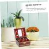 Abaodam 1pc Mini Jewelry Box Adornment for Dollhouse Decor Chic Miniature Dressing Box for Collectors and Craft Enthusiasts Realistic Bedroom Accessory view 2