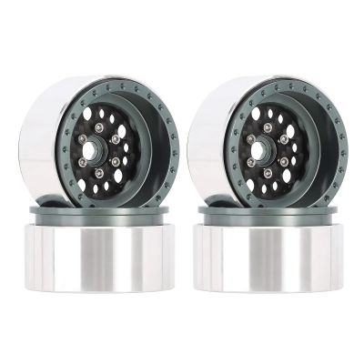 AMLIK RC Car Accessories Compatible with SCX10 for TRX4 for VS4-10 for Gen8 Offset -10mm Carbon Fiber Aluminum 1.9" Beadlock Wheel Rim for 1/10 RC Crawler (W1953 W1954) (Color : 2, Size : W1953)