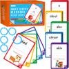 300 Sight Words Flashcards, 150PCS Double-Sided Erasable Reusable Cards Dolch & Fry Word Lists Montessori Toy for Kindergarten Preschool Toddlers 3 4 5 Years Old (5 Plastic Rings Attached) view 1