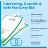 300 Sight Words Flashcards, 150PCS Double-Sided Erasable Reusable Cards Dolch & Fry Word Lists Montessori Toy for Kindergarten Preschool Toddlers 3 4 5 Years Old (5 Plastic Rings Attached) view 3