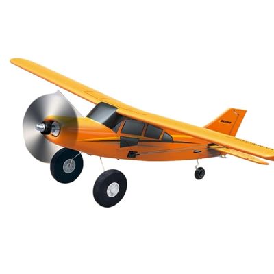 XMFLFH Quad Channel M7 Off-Road RC Airplane 2.4G Brushless Fixed Wing EPP RC Aircraft 3D/6G Aerobatic Outdoor Remote Helicopter Easy to Fly for Beginners (Detachable to Carry) (Yellow)