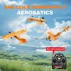 XMFLFH Quad Channel M7 Off-Road RC Airplane 2.4G Brushless Fixed Wing EPP RC Aircraft 3D/6G Aerobatic Outdoor Remote Helicopter Easy to Fly for Beginners (Detachable to Carry) (Yellow) view 2