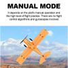 XMFLFH Quad Channel M7 Off-Road RC Airplane 2.4G Brushless Fixed Wing EPP RC Aircraft 3D/6G Aerobatic Outdoor Remote Helicopter Easy to Fly for Beginners (Detachable to Carry) (Yellow) view 4