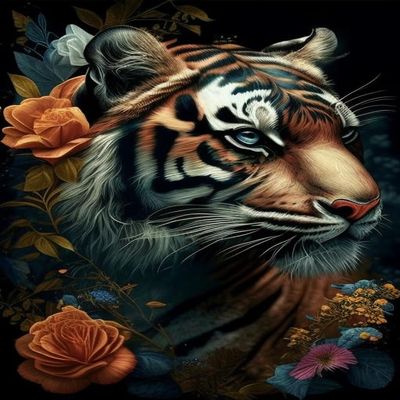 1000 Piece Jigsaw Puzzle for Adults-Tiger Wooden Jigsaw Puzzle - Interactive Fun Puzzle for Family-DIY Home Decor