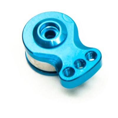 CALFEE Upgrade Parts Compatible with Axial for Tamiya 25T Steering Servo Arm Horn S/M/L Large Torque Digital Coreless Servo Upgrade Parts (Color : Blue, Size : M)