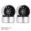 CALFEE Upgrade Parts Compatible with Axial for SCX10 90046 for TRX4 Deep Dish 1.9 Bead Lock Wheel Rim Negative Offset 8.9mm Metal Hub for 1/10 RC Crawler Car (W1941) view 2