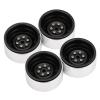 CALFEE Upgrade Parts Compatible with Axial for SCX10 90046 for TRX4 Deep Dish 1.9 Bead Lock Wheel Rim Negative Offset 8.9mm Metal Hub for 1/10 RC Crawler Car (W1941) view 3