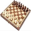 28.8X28.8Cm Wood Folding Portable Chessboard for Adults Educational Thinking Toy for Children Training and Learning for Students and Beginners view 1