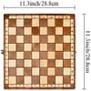 28.8X28.8Cm Wood Folding Portable Chessboard for Adults Educational Thinking Toy for Children Training and Learning for Students and Beginners view 2