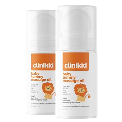 Clinikid Calming Baby Massage Oil, Soothing and Calming Baby Lotion, Helps Relaxation for Newborn, 2.02 Fl Oz (2)