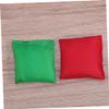 SUPVOX 2pcs Boy Girl's Flat Shape Sandbags Set Plastic Granules for Outdoor Games for Boys and Girls School Activities and Playtime Random Color view 3