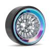 AMLIK RC Car Accessories CNC Aluminium 1.3" Beadlock Wheel Rim for 1/24 1/18 RC Crawler Car (W1303) (Color : A) view 2