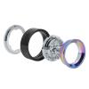 AMLIK RC Car Accessories CNC Aluminium 1.3" Beadlock Wheel Rim for 1/24 1/18 RC Crawler Car (W1303) (Color : A) view 3