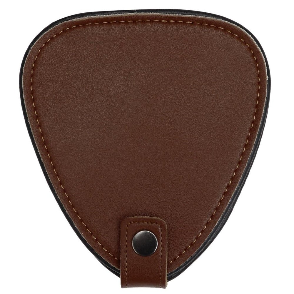 BOSREROY Premium Leather Case with 22PCS Guitar Plectrums, Versatile Celluloid Picks for String Instruments, Guitar Pick Holder Compact Bag, Perfect Musician Present
