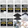 6 in 1 Rock Tumbler Grit Full Function Set  4 Step Tumbling Grit, 1 Ceramic Refill Media, 9 Varieties Rough Rocks, Rock Tumbler Grit Polish Refill, Rock Polish Supplies & Accessories view 1