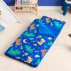 JOIEDOMI Toddler Sleeping Bag for Kids 55''x30'' Nap Mat with Removable Pillow and Minky Blanket for Toddler Ages 3-7 Roll Up Kids Sleeping Bag for Boys Girls Kindergarten Daycare Sleepover Dinosaur view 2