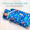 JOIEDOMI Toddler Sleeping Bag for Kids 55''x30'' Nap Mat with Removable Pillow and Minky Blanket for Toddler Ages 3-7 Roll Up Kids Sleeping Bag for Boys Girls Kindergarten Daycare Sleepover Dinosaur view 3