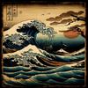 1000 PiecePuzzlesfor Adults,Ocean Wave Wooden Puzzles,Casual Stress-Relieving Games for Everyone-Perfectly for Home Decor Halloween Decorations view 1