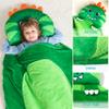 JOIEDOMI Kids Sleeping Bag Toddler Nap Mat with Pillow & Blanket 60" x 39" for Kids Ages 3+ Soft Plush Sleeping Mat Dinosaur for Preschool and Boys Girls Kindergarten Daycare Sleepover view 3