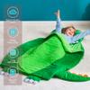 JOIEDOMI Kids Sleeping Bag Toddler Nap Mat with Pillow & Blanket 60" x 39" for Kids Ages 3+ Soft Plush Sleeping Mat Dinosaur for Preschool and Boys Girls Kindergarten Daycare Sleepover view 4