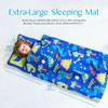JOIEDOMI Toddler Sleeping Bag for Kids 55''x30'' Nap Mat with Removable Pillow and Minky Blanket for Toddler Ages 3-7 Roll Up Soft Kids Sleeping Bag for Boys Girls Kindergarten Daycare Sleepover view 3
