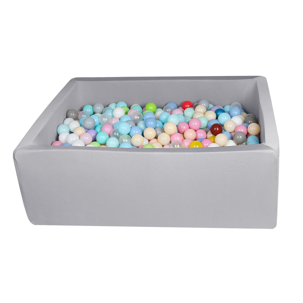 Foam Ball Pit for Kid, Kids Soft Ball Pit,Kiddie Balls PoolIdeal Gift Toys for Children, Rectangle, 40 Inch