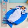 JOIEDOMI Kids Sleeping Bag Toddler Nap Mat with Pillow & Blanket 60" x 39" for Kids Ages 3+ Soft Plush Sleeping Mat Shark for Preschool and Boys Girls Kindergarten Daycare Sleepover view 4