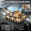 Supdex 1/24 RC Battle Tank Set, Remote Control US M1A2 Abrams and Chinese Type 99 Model Tank That Shoots for Kids and Adults, 2.4G Army Toy for Boys Age 6+ Year Old with Sound, Lights and Smoke view 2