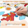 JUPITEARTH 36 Color Twist Crayons for Toddlers 1-3 and Kids 4-8, Non-Toxic Washable Crayons 2-4, Ultra-Silky Easy-Grip Art Supplies, Ideal Coloring Gift for Boys and Girls view 3