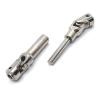 3Pcs Metal Drive Shaft, Transmission Shaft Upgrade Parts, RC Universal Driveshaft for G500 MN128 MN86 1:12 Scale RC Accessory view 4
