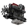 Aetheria 6 Cylinder L6 Engine Building Set, 1985 Pieces Dynamic RB30-V4 Turbocharged Engine That Runs, Build Your Own Engine Designed by Ronald Tewes-MA-61895 view 2