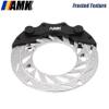 AMK Aluminum TRX4 Brake Discs with Caliper, 1/10 Scale Brake Pads for RC Crawler TRX4 Upgrades (Black A) view 4