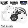 hopsupRC Aluminum Transmission Gearbox Upgrades Part for 1/10 SCX10, SCX10 II 90046,90047,Wraith,AX10 RC Crawler Truck,Center Transmission Gearbox Hops up,Silver view 4