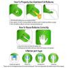 40 In Large Green Number Balloon Helium Foil Polyester Film Jungle Themed Party Birthday Party Anniversary Decoration Bright Green Digit 80 view 3
