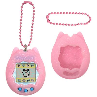 Silicone Shell Cover for Tamagotchi Original, Travel Storage Case Compatible with Tamagotchi Digital Pet Accessories(Only Case) (Pink)