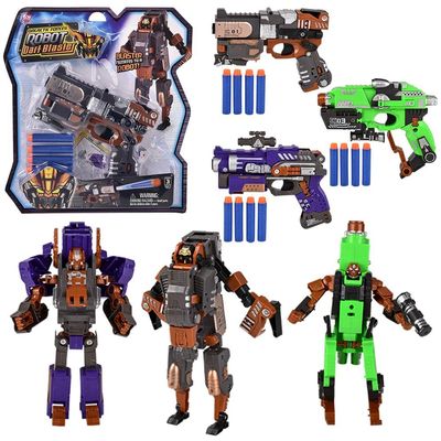 Rhode Island Novelty 8" Robot Dart Blaster 6ct