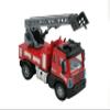 DAKOTT Mini RC Fire Truck for Kids - 1:64 Scale Four-Way Remote Control Toy Truck view 3