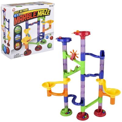 Rhode Island Novelty 45 Piece Marble Run
