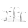 ABOOFAN 2pcs Transparent Ladder Display Rack Doll Toy Stands Crafts Display Stand Figurine Rack Model Display Stand Display Shelf Handicrafts Storage Shelf Acrylic Display Rack view 1