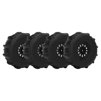 4pcs Car Toy Rubber Tires Tyre Hex for UDR Short Card RC Car Black Enhanced Grip Excellent Traction
