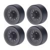 1.9 Inch Beadlock Wheels RC Wheel Rim Set for 1/10 RC Crawler SCX10 I II III 90046 AXI03007 GEN7 GEN8 D90 (Gray) view 1